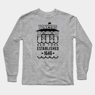 Yonkers Pier Design Long Sleeve T-Shirt